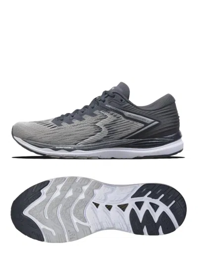 Shop 361 Degrees Men's Sensation 4 Running Shoes In Sleet/ebony In Grey