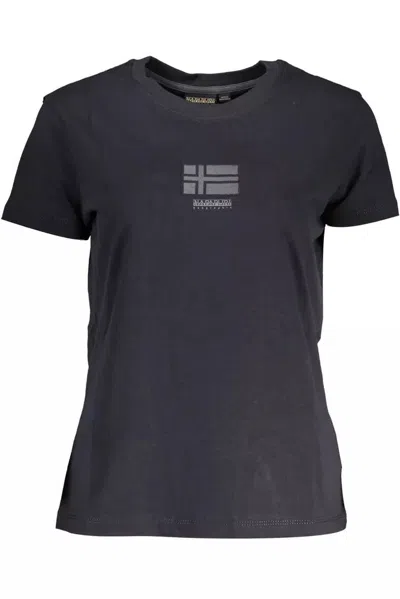Shop Napapijri Cotton Tops & Women's T-shirt In Black