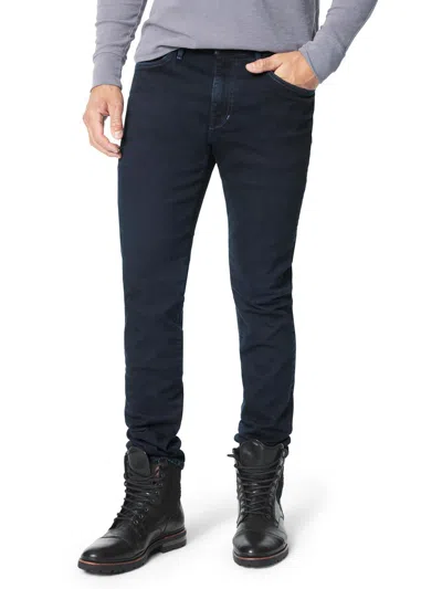 Shop Joe's Mens Narrow Solid Straight Leg Jeans In Blue
