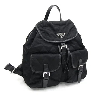 Shop Prada Synthetic Backpack Bag () In Black