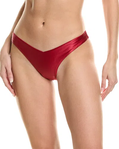 Shop Devon Windsor Elisha Bikini Bottom In Red
