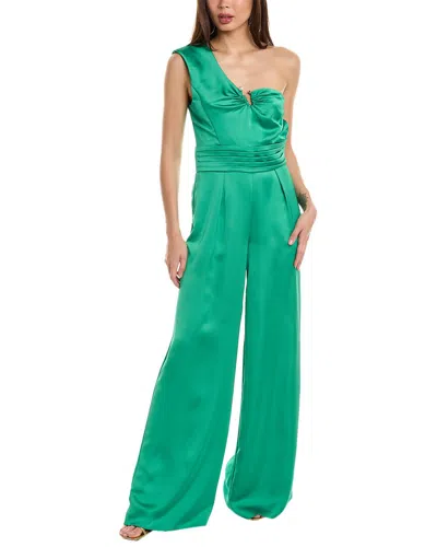Ramy Brook Claire One-shoulder Jumpsuit In Green
