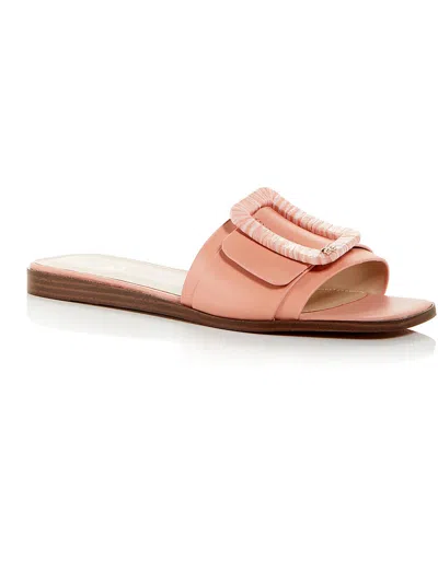 Shop Sam Edelman Inez Womens Buckle Square Toe Slide Sandals In Multi