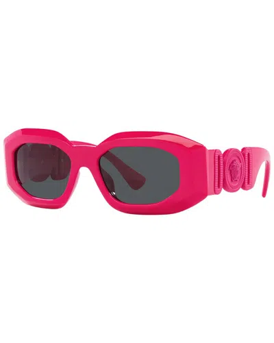 Shop Versace Men's 54mm Sunglasses In Red