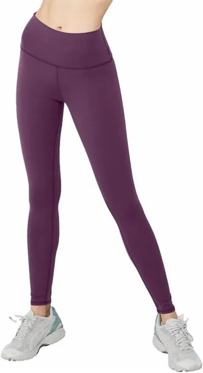 Shop Alo Yoga High-waist Airbrush Legging In Dark Plum In Purple