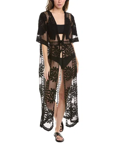 Shop Anna Kay Clover Cover-up In Black