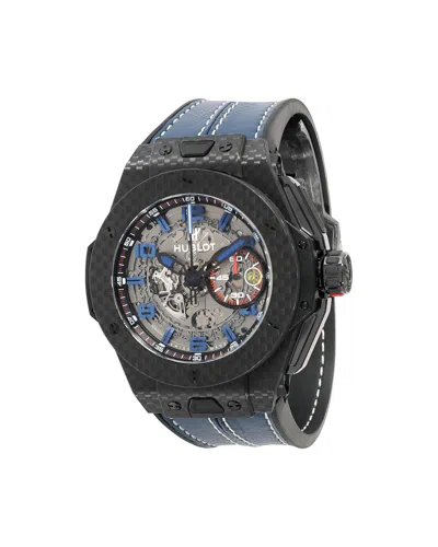 Shop Hublot Big Bang Ferrari 401.qx123.vr. Fsx14 Men's Watch In Carbon Fiber In Black