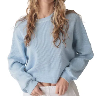 Electric & Rose Jude Thermal Tee In Ice In Blue