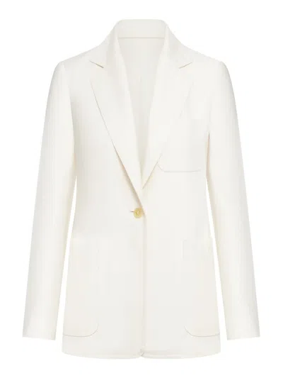 Shop Max Mara Jacket In White