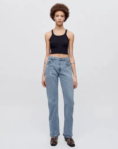 Shop Re/done Hanes Cropped Ribbed Tank In M
