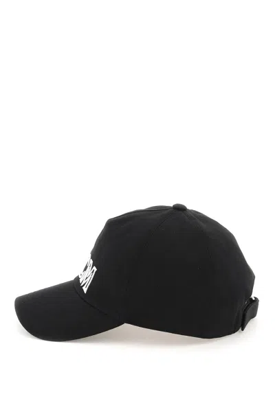 Shop Mcm Baseball Cap With Embroidered Logo