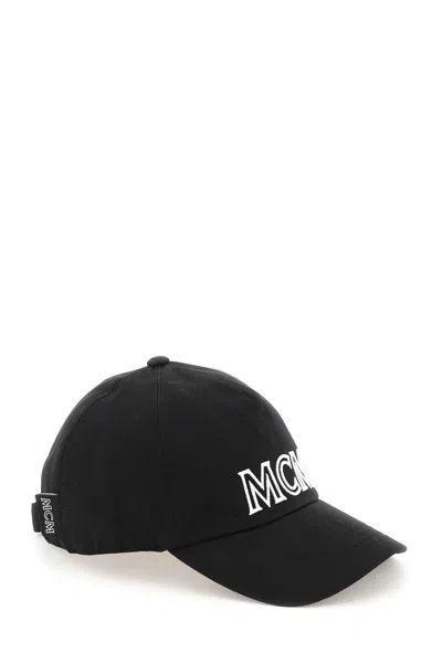 Shop Mcm Baseball Cap With Embroidered Logo