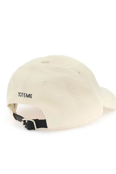 Shop Totême Cappello Baseball In Twill