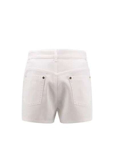 Shop Fendi Cotton Shorts With Ff Embroidered Logo