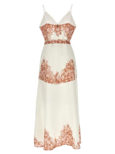Shop Twinset Floral Printed Dress Dresses White