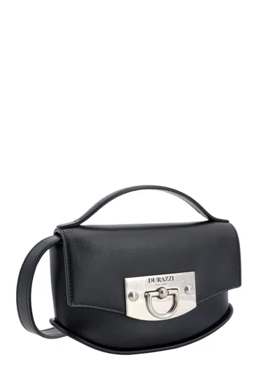 Shop Durazzi Milano Leather Handbag With Engraved Logo