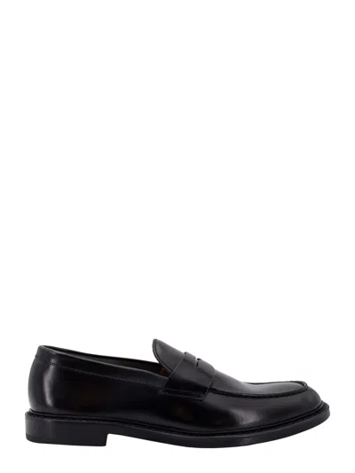 Shop Doucal's Leather Loafer