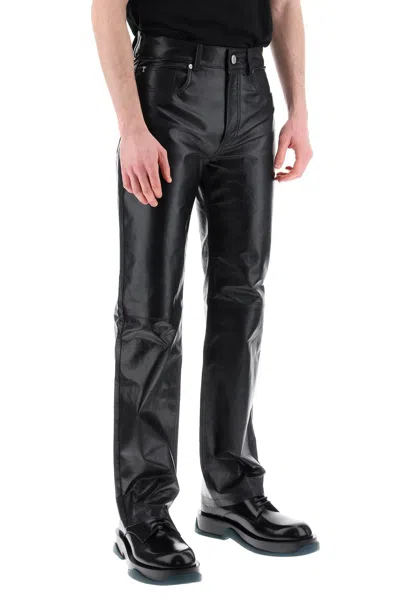 Shop Ami Alexandre Mattiussi Leather Pant