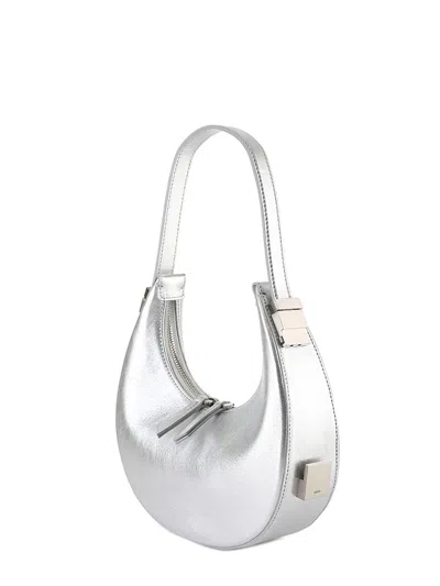 Shop Osoi Leather Shoulder Bag With Laminated Effect