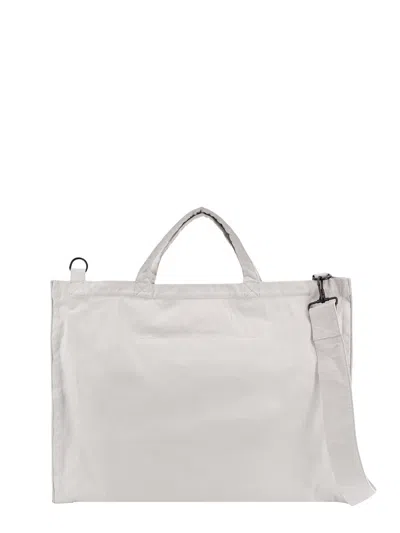 Shop Ten C Nylon Shoulder Bag With Engraved Logo
