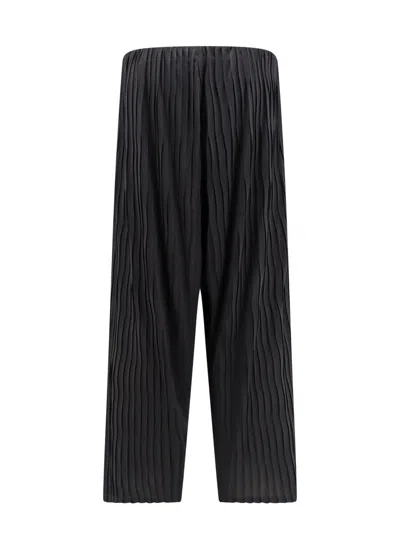 Shop Giorgio Armani Pleated Jersey Trouser