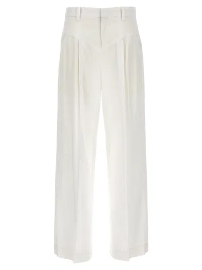 Shop Isabel Marant Staya Pants White