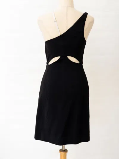Pre-owned Givenchy Black Asymmetric Cocktail Dress