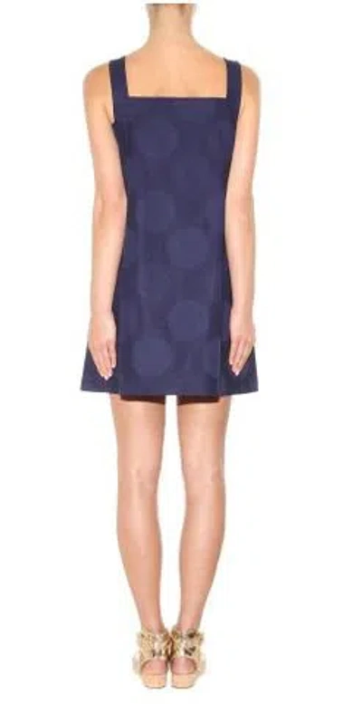 Pre-owned Kenzo Navy Mini Dress With Gold Buttons