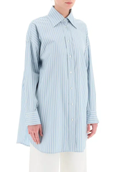 Shop Etro Striped Shirt Women In Blue