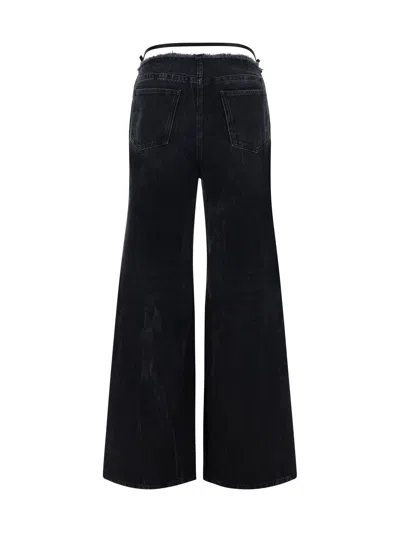 Shop Givenchy Women Voyou Jeans In Black