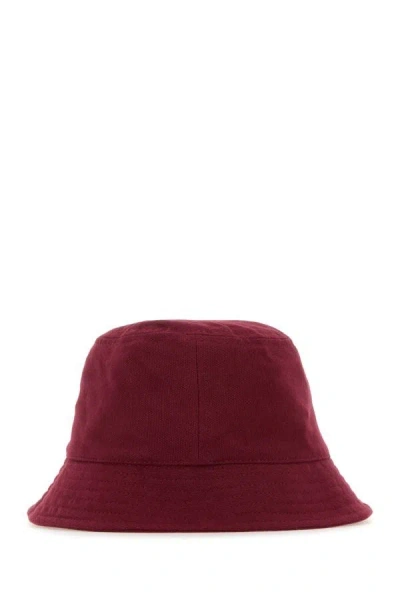 Shop Isabel Marant Woman Burgundy Cotton Haley Bucket Hat In Red