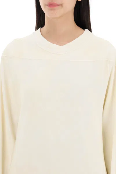 Shop Maison Margiela Crewneck Sweatshirt With Numerical Women In Cream