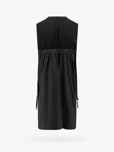 Shop Moncler Woman Dress Woman Black Dresses
