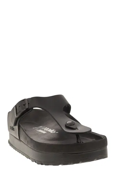 Shop Birkenstock Gizeh Platform - Flip-flops With Platform In Black