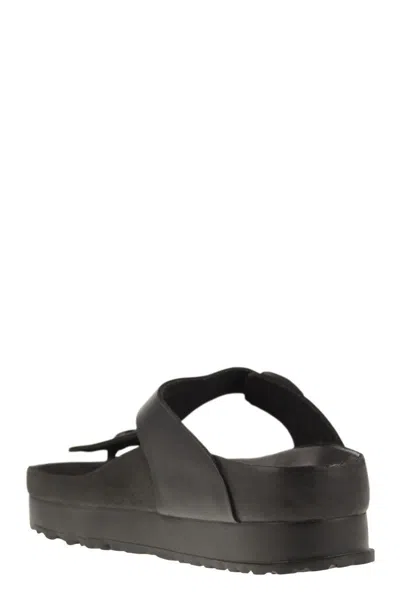 Shop Birkenstock Gizeh Platform - Flip-flops With Platform In Black