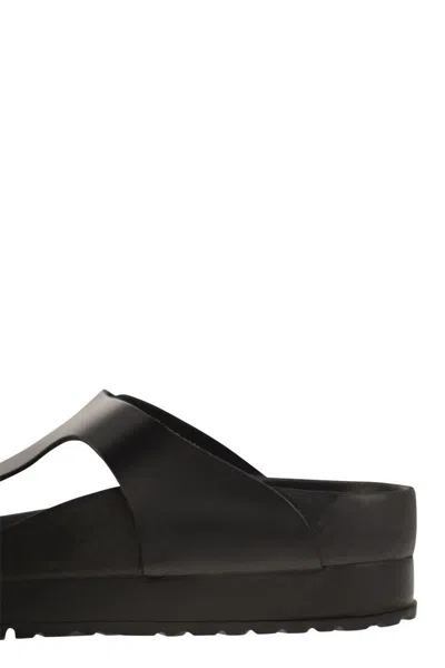 Birkenstock Gizeh Platform - Flip-flops With Platform In Black