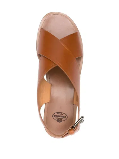 Shop Church's Rondha Crossover Sandals Shoes In Brown