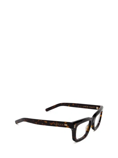 Shop Gucci Eyewear Eyeglasses In Havana