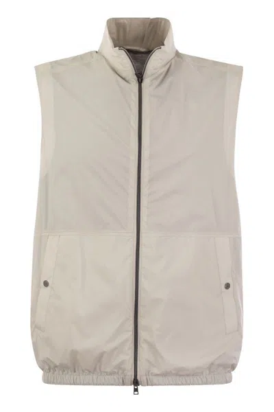 Shop Herno Sleeveless In Ecoage In Pearl