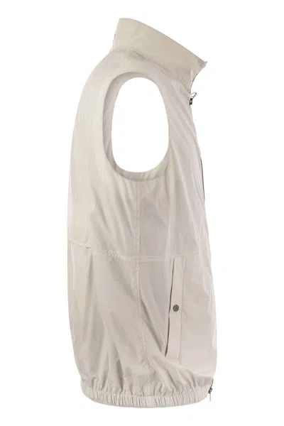 Shop Herno Sleeveless In Ecoage In Pearl