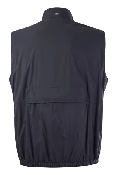 Shop Herno Sleeveless In Ecoage In Blue