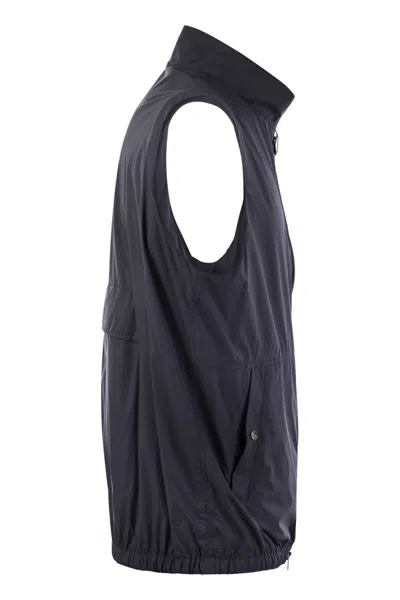 Shop Herno Sleeveless In Ecoage In Blue