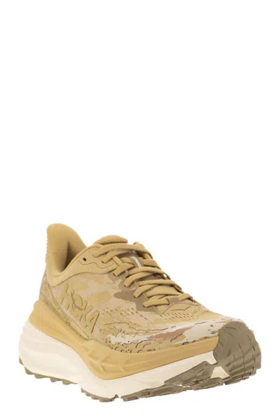 Shop Hoka Stinson 7 - Technical Fabric Trainers In Sand