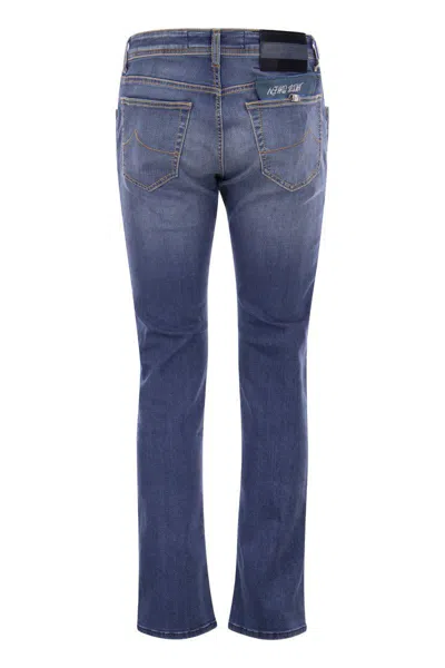 Shop Jacob Cohen Nick - Jeans Slim-fit In Blue