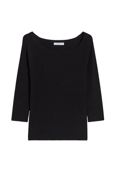 Shop Max Mara Sweaters In Black