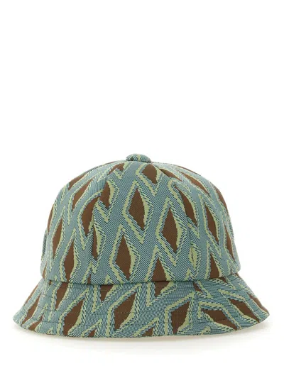 Needles Hat With Print In Azure
