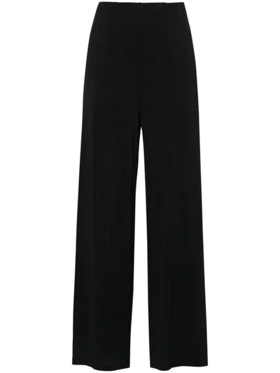 Shop Wolford Crepe Jersey Trousers In Black