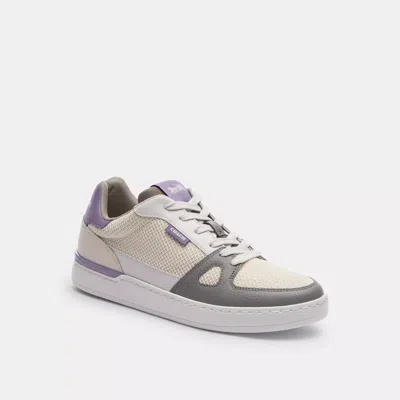 Shop Coach Clip Court Low Top Sneaker In Purple