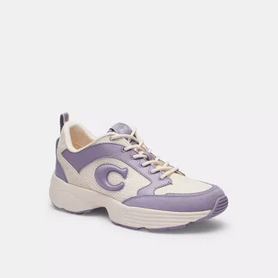 Shop Coach Strider Sneaker In Purple