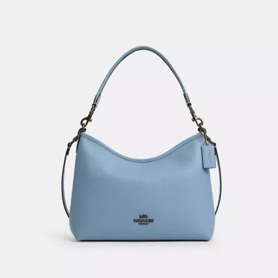 Shop Coach Laurel Shoulder Bag In Blue